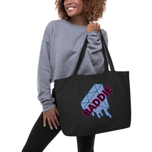 Large organic tote bag