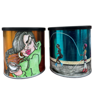 Buunni Art Cans - Duo #1 - Bobby x Olga